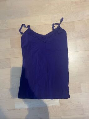 Lululemon Purple Lace Trim Camisole Tank